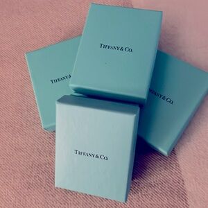 Four Tiffany and co. Gift boxes